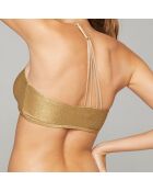 Goldenes Bikinioberteil Camil