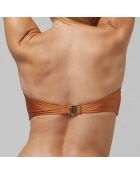 Haut de maillot de bain Flavia bronze