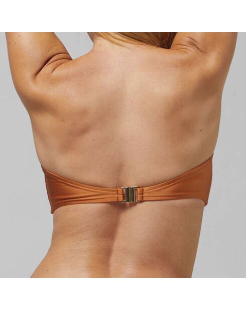 Haut de maillot de bain Flavia bronze