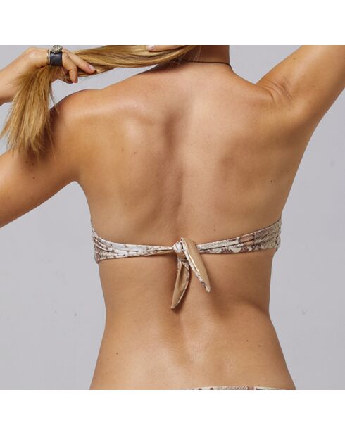 Braunes Badeanzugoberteil Julie