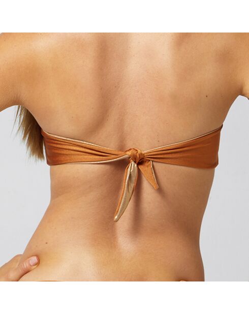 Haut de maillot de bain Julie bronze