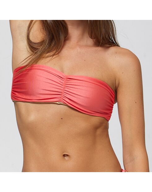 Haut de maillot de bain Julie rose