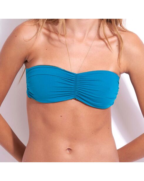 Türkisfarbenes Bikinioberteil Julie