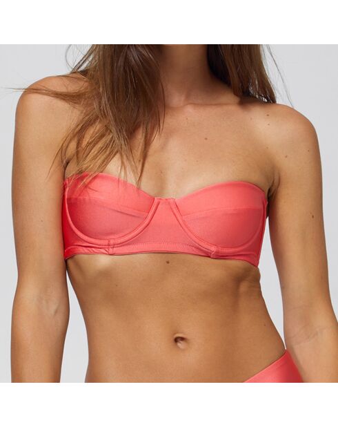 Rosafarbenes Bikinioberteil Kandi