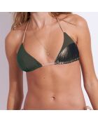 Haut de maillot de bain Katy orange fluo