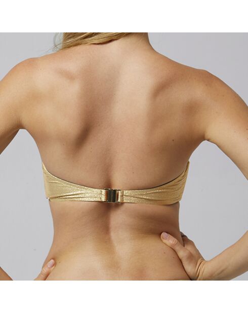 Haut de maillot de bain Shiraz doré