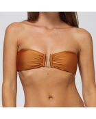 Haut de maillot de bain Shiraz bronze