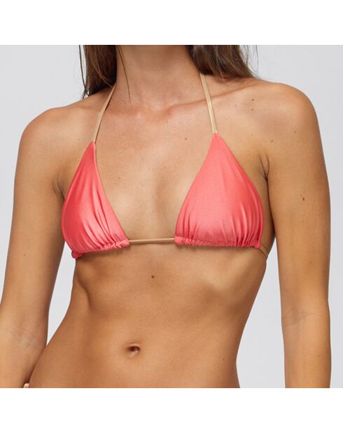 Rosafarbenes Badeanzugoberteil Kate