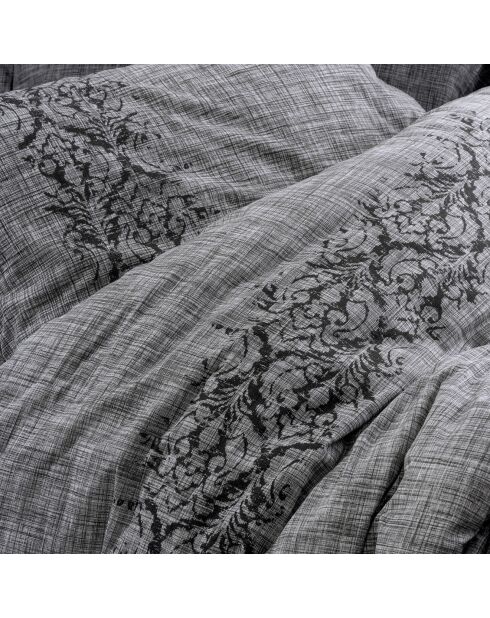 Parure housse de couette Sooty grise