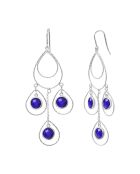 Boucles d'oreilles en Argent & Cristal