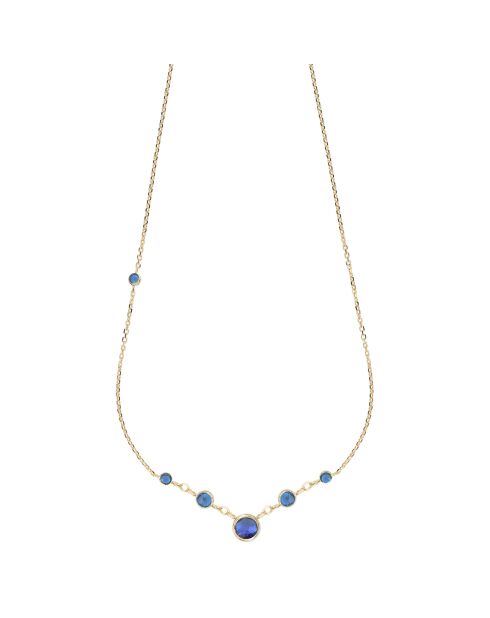 Collier en Argent doré & Cristal