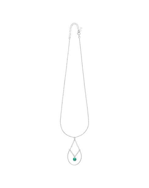 Collier en Argent & Cristal