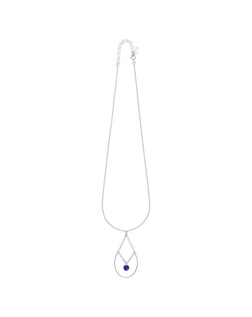 Collier en Argent & Cristal