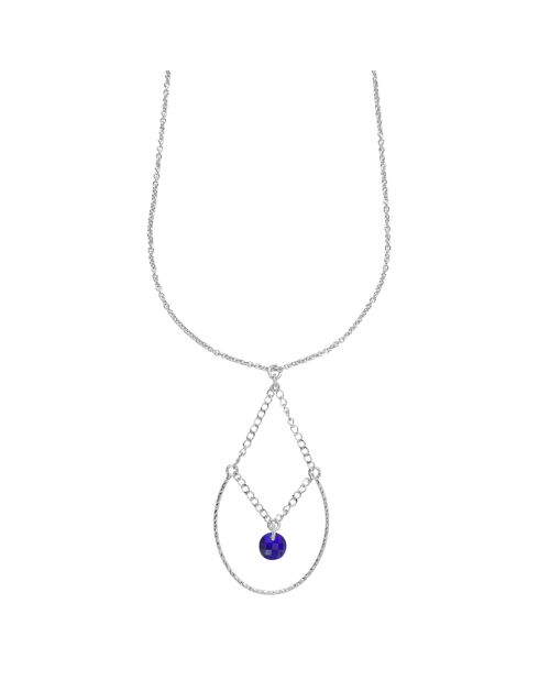 Collier en Argent & Cristal