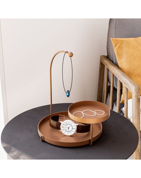 Accessoire décoratif en métal cuivre - 25x28x21