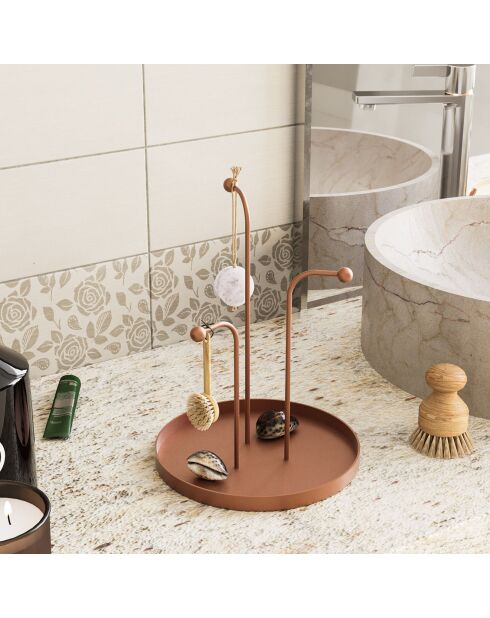 Accessoire décoratif en métal cuivre -  D.20.5 cm