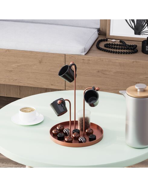 Accessoire décoratif en métal cuivre -  D.20.5 cm