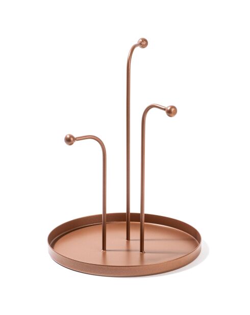 Accessoire décoratif en métal cuivre -  D.20.5 cm