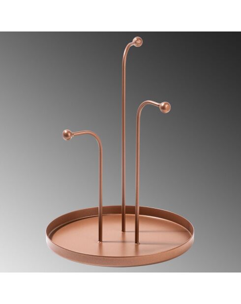 Accessoire décoratif en métal cuivre -  D.20.5 cm