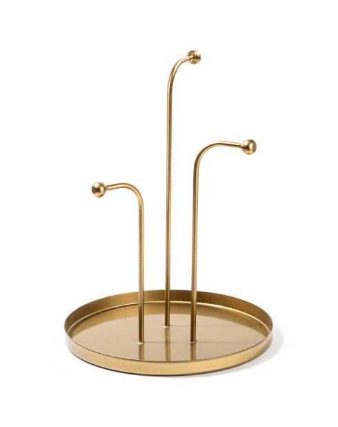 Accessoire décoratif en métal doré -  D.20.5 cm