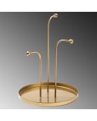 Accessoire décoratif en métal doré -  D.20.5 cm