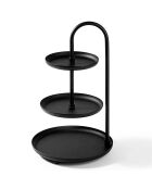 Accessoire décoratif en métal noir - D.20 cm