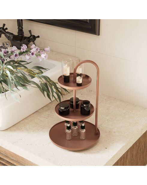 Accessoire décoratif en métal cuivre - D.20 cm