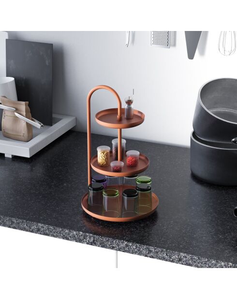 Accessoire décoratif en métal cuivre - D.20 cm