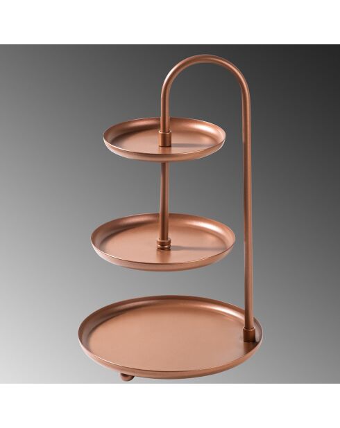 Accessoire décoratif en métal cuivre - D.20 cm
