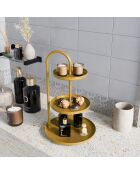 Accessoire décoratif en métal doré - D.20 cm