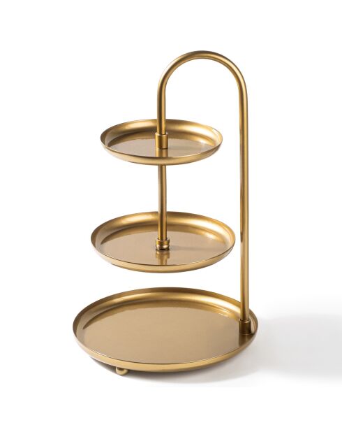 Accessoire décoratif en métal doré - D.20 cm