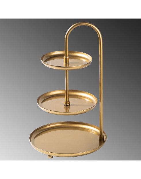 Accessoire décoratif en métal doré - D.20 cm