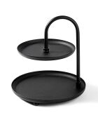 Accessoire décoratif en métal noir - D.20 cm