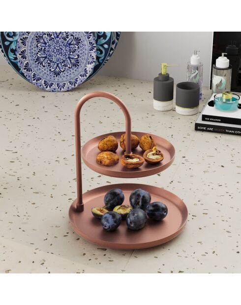 Accessoire décoratif en métal cuivre - D.20 cm