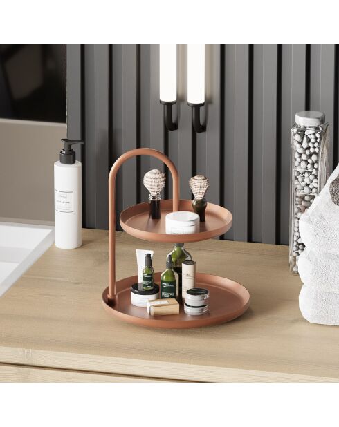 Accessoire décoratif en métal cuivre - D.20 cm