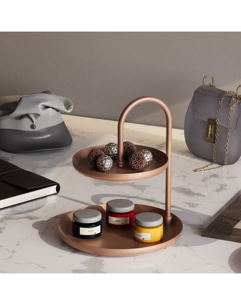 Accessoire décoratif en métal cuivre - D.20 cm