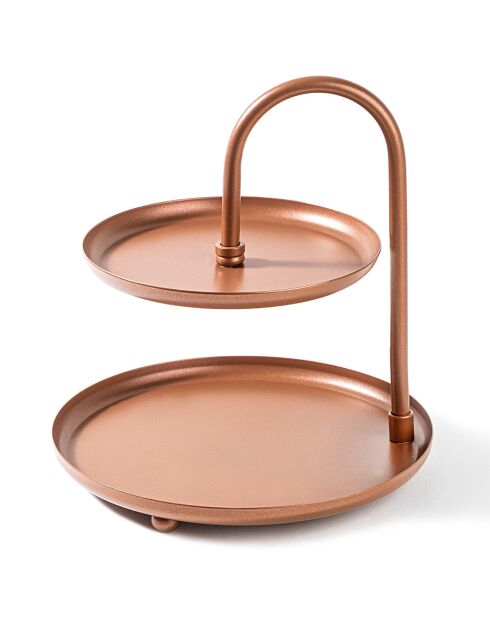 Accessoire décoratif en métal cuivre - D.20 cm