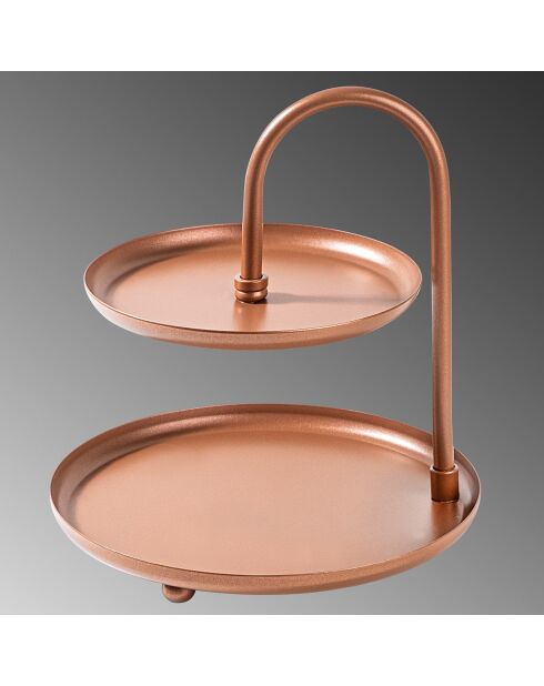 Accessoire décoratif en métal cuivre - D.20 cm