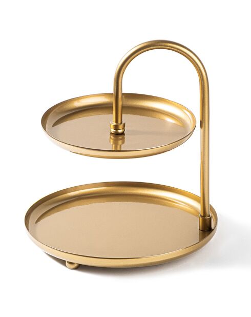 Accessoire décoratif en métal doré -  D.20 cm