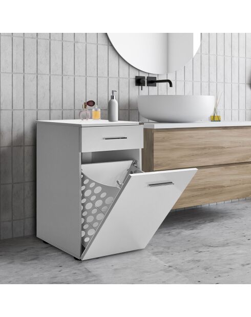 Weißer Mehrzweckschrank - 52x83x38
