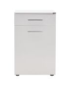 Weißer Mehrzweckschrank - 52x83x38