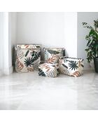 4 Paniers en feutre multicolores