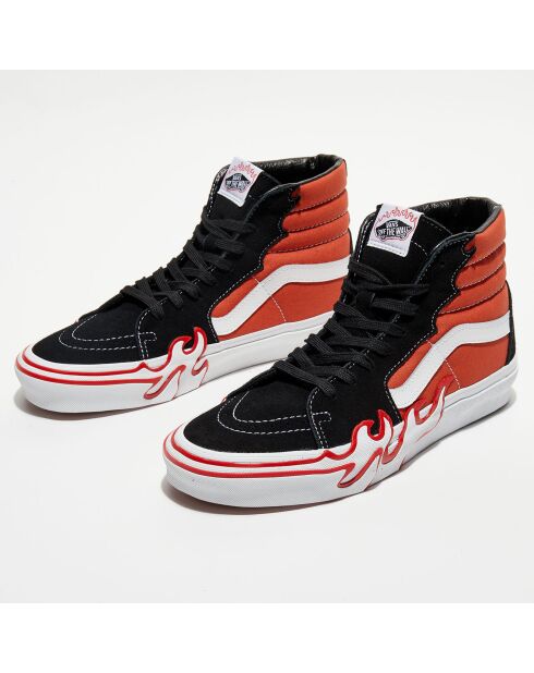 Baskets SK8-Hi Flame noir/brique
