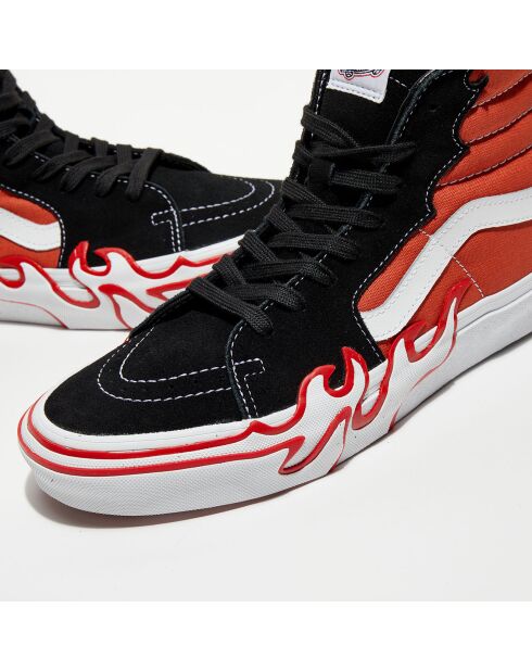 Baskets SK8-Hi Flame noir/brique