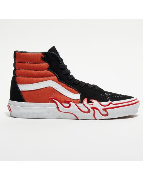 Baskets SK8-Hi Flame noir/brique