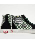 Baskets SK8-Hi noir/vert