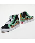 Baskets SK8-Hi Reissue Side Zip S noir/vert