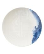 Service de table en Porcelaine blanc/bleu - 24 pièces