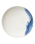 Service de table en Porcelaine blanc/bleu - 24 pièces