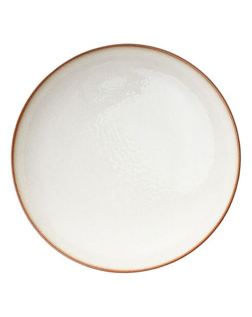 Service de table en Porcelaine crème - 24 pièces
